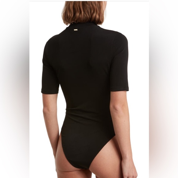 DKNY Mock Neck Bodysuit - Picture 4 of 4